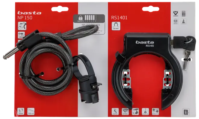 BASTA cykellås og kædelås