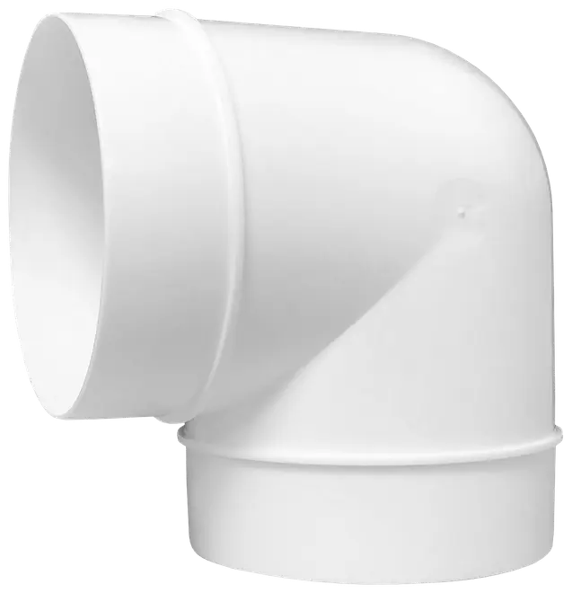 Böjd nippel 90° - Ø100 mm