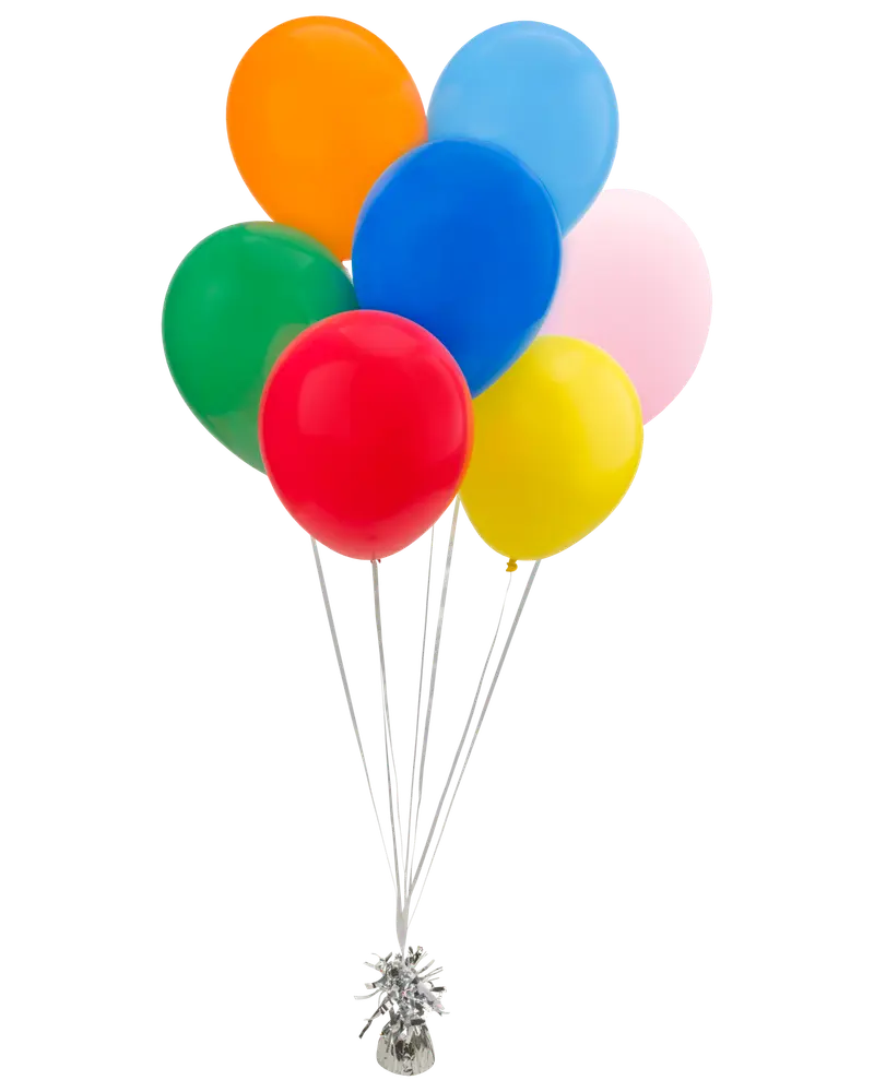 Ballonbuket multifarver