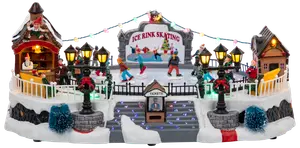 Jullandskap skridskorink