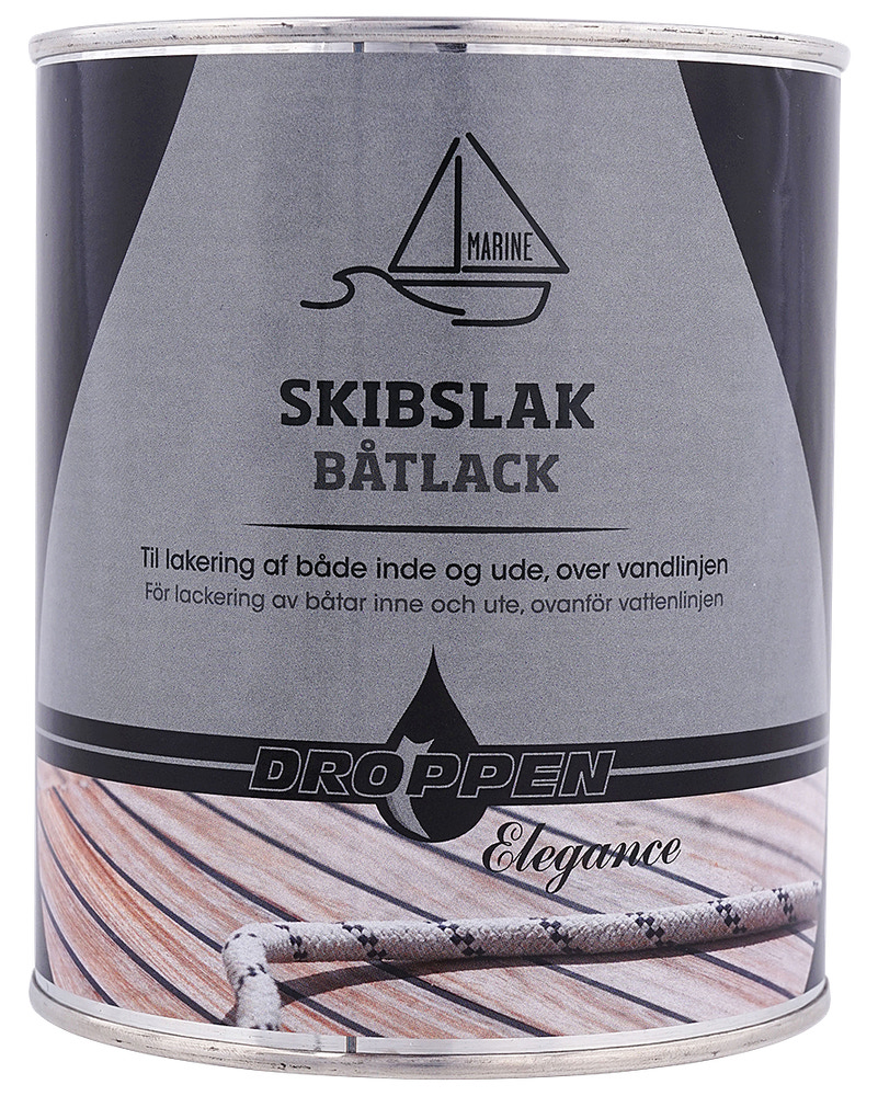 Droppen Elegance Skibslak 0,75 L - blank