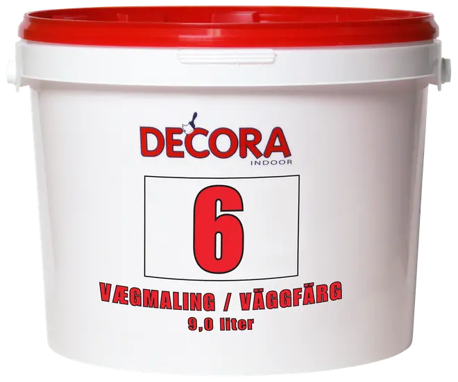 Decora Vægmaling 9 L glans 6 - hvid 