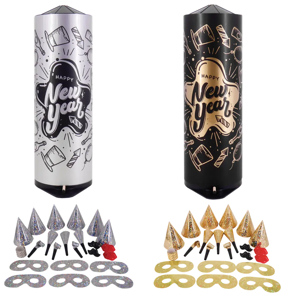 Bordbombe 27 cm assorteret