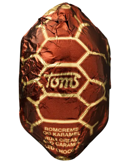 Toms Kæmpe Skildpadde Rom & Karamel 28 g
