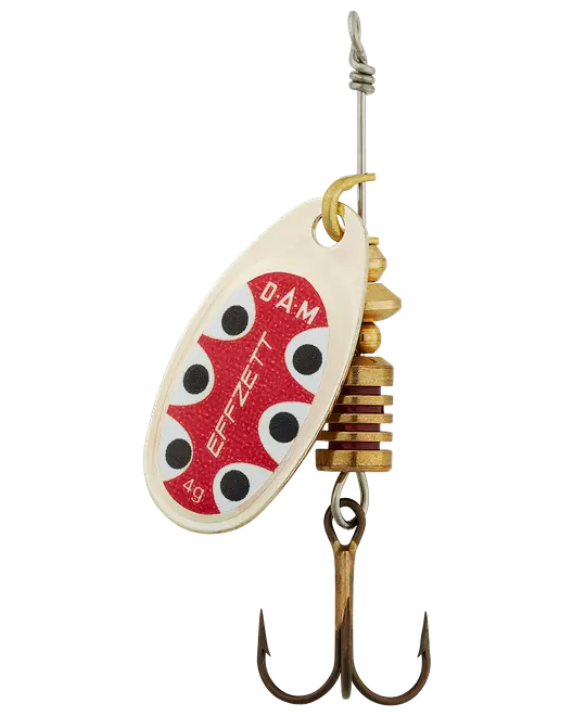 D.A.M. spinnare nr 2 4 g Silver Black Dot