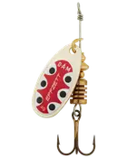 DAM Spinner 4 g #2 - Silver Black Dot