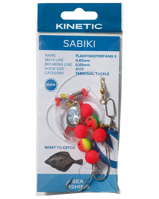 KINETIC PLATTFISKETACKEL 3