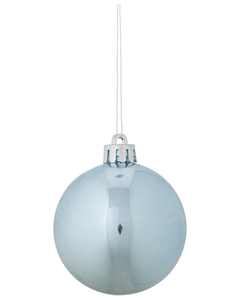  Julgranskulor Ø5 cm 10-pack - Ljusblå