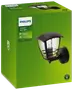 PHILIPS Væglampe Creek up E27 - sort