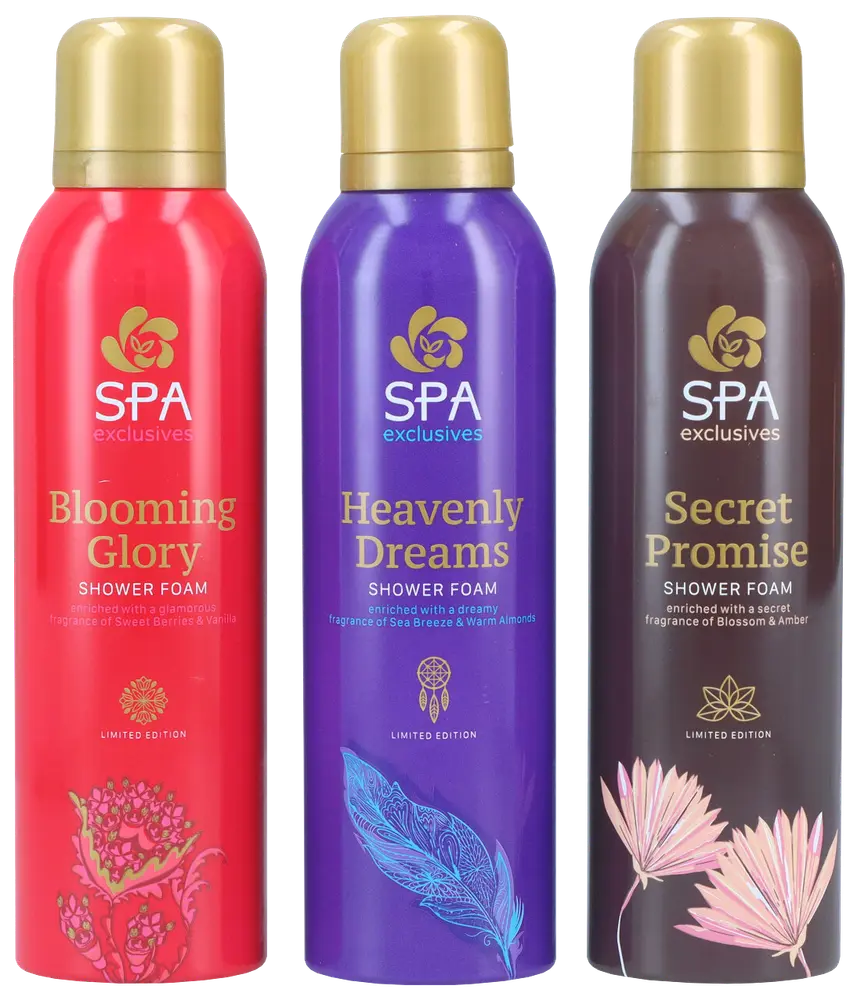 Spa shower foam 200 ml - assorterede varianter