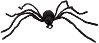 Halloween spindel 170 cm - svart