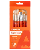 AUREUO Penselset-A för akrylfärg 10 st 