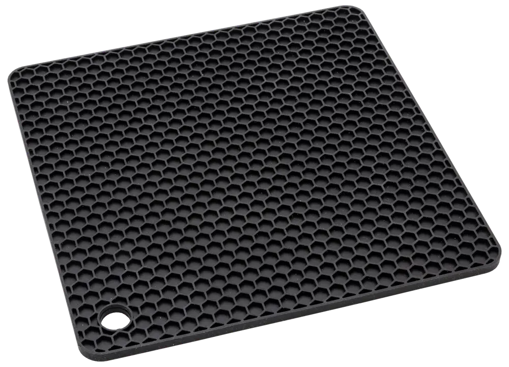 Grytunderlägg i silikon - svart