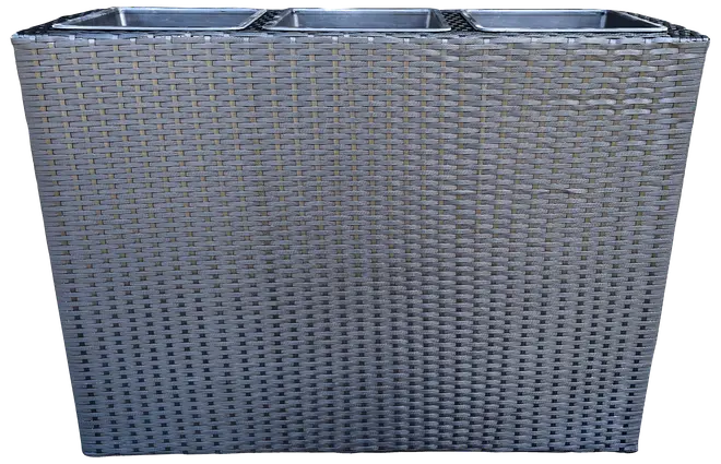 Plantekasse 84 x 30 x 60 cm - sort