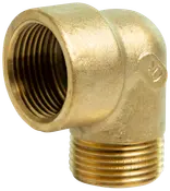 Vinkelkoppling in/ut 3/4\"