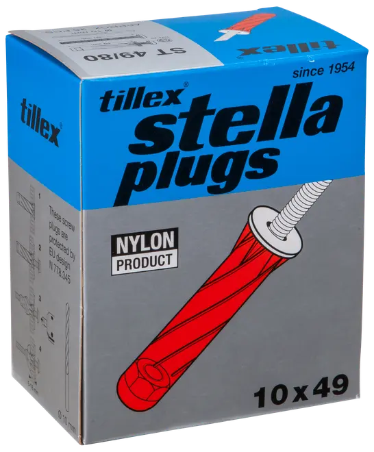 Plugg röd pan 5x80mm pkt 25st