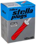 Tillex Plugs pan 5 x 80 mm - rød 25-pak