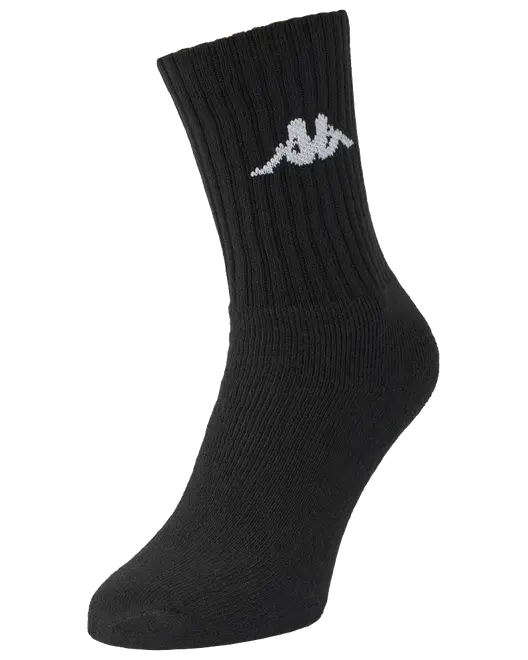 Kappa Strumpor 3-pack, Svart