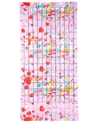 Lametta gardin Firkanter - Pink