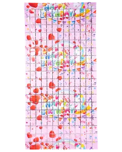 Drapperi fyrkanter - rosa 
