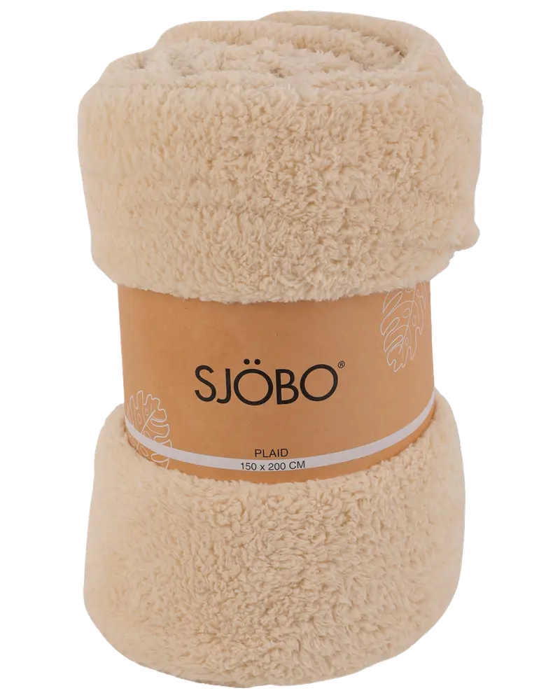 Fleecetæppe teddy - Assorterede farver 