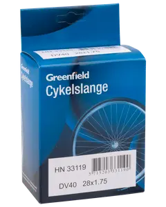 Greenfield Cykelslange DV40 28 x 1,75