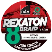 DAM Fletline 8 Braid 150 m 0,17 mm - grøn