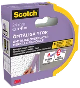 Scotch® Afdækningstape Sarte overflader 41 meter - 24 mm