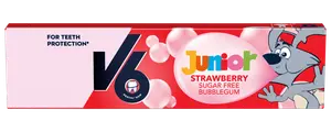 V6 Junior Strawberry 22 g