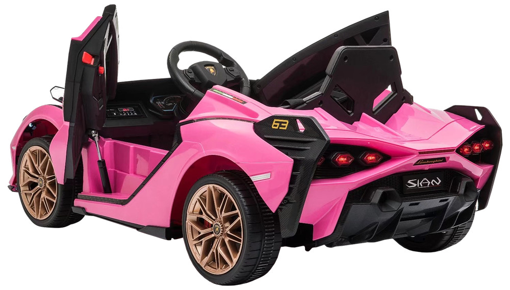 Lamborghini Elbil Sian 4 x 12V - pink