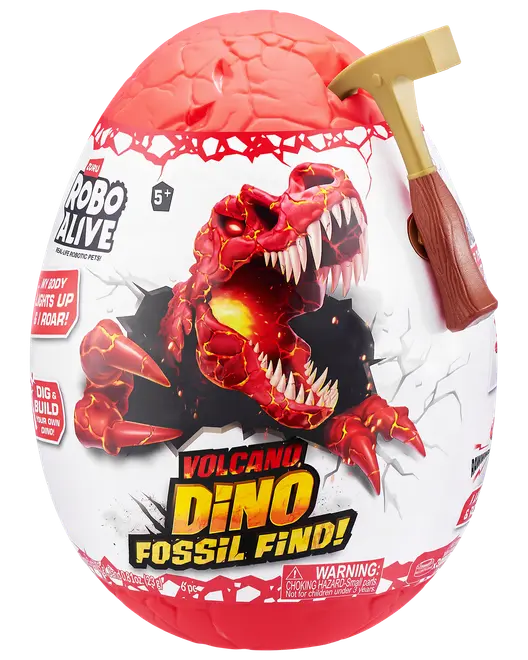 Robo Alive Volcano Dino Fossil Find - assorterede modeller
