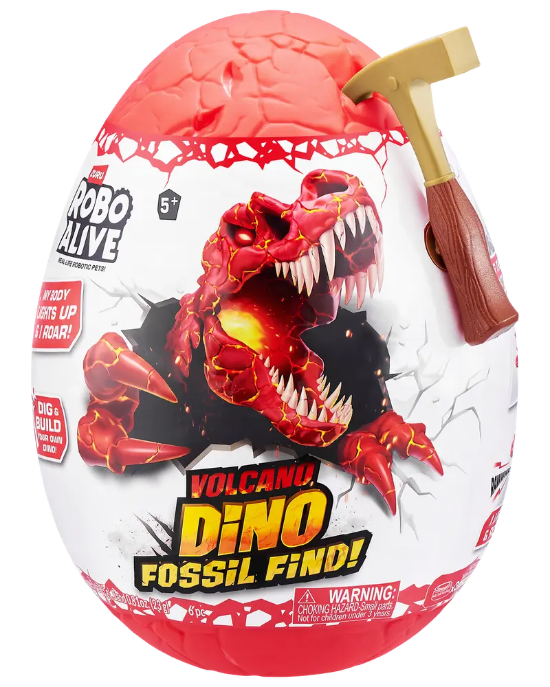 Robo Alive Volcano Dino Fossil Find - assorterede modeller