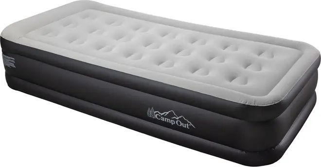 Luftmadras med indbygget pumpe 97x196 cm