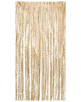 Glitterdraperi med vågor - guld