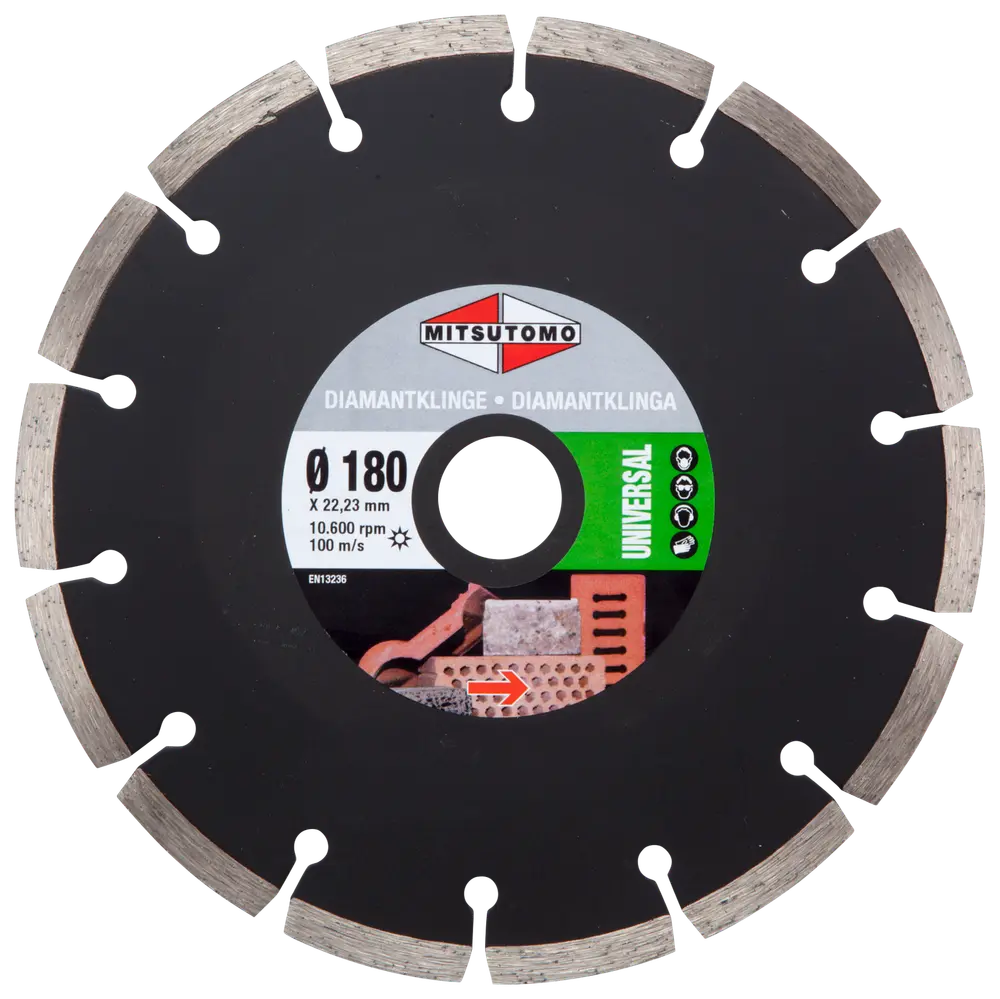 Mitsutomo Diamantskæreskive uni Ø180 mm
