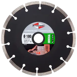 Mitsutomo Diamantskæreskive uni Ø180 mm