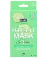 Ansiktsmask peel-off gurka extrakt 4-pack