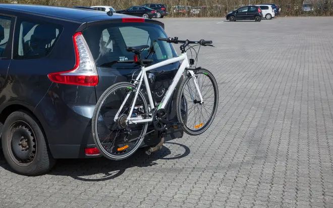 Cykelhållare saxmodell