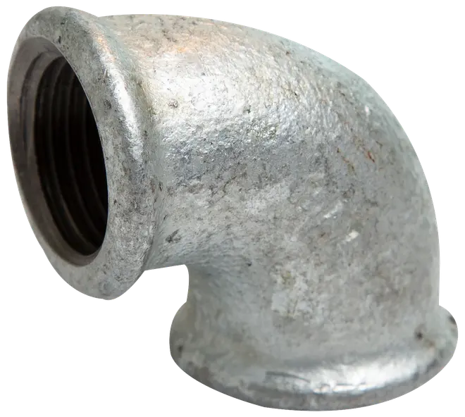 Koppling 90° 3/4'' M/M - galvaniseret