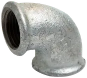 Koppling 90° 3/4'' M/M - galvaniseret