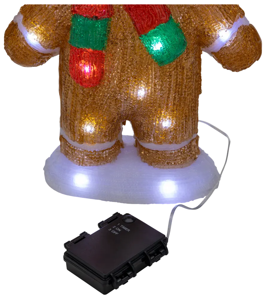 Pepparkaksgubbe akryl - 30 cm 