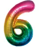 Folieballon Regnbue 86 cm - Nr 6