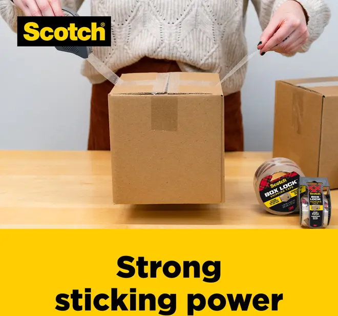 Scotch® Box Lock™ Emballagetejp 48 mm x 20,3 meter