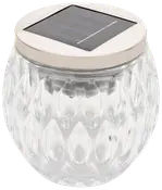 Solcellslampa glas 10 cm