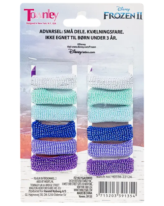 Hårelastikker Frozen 12 stk