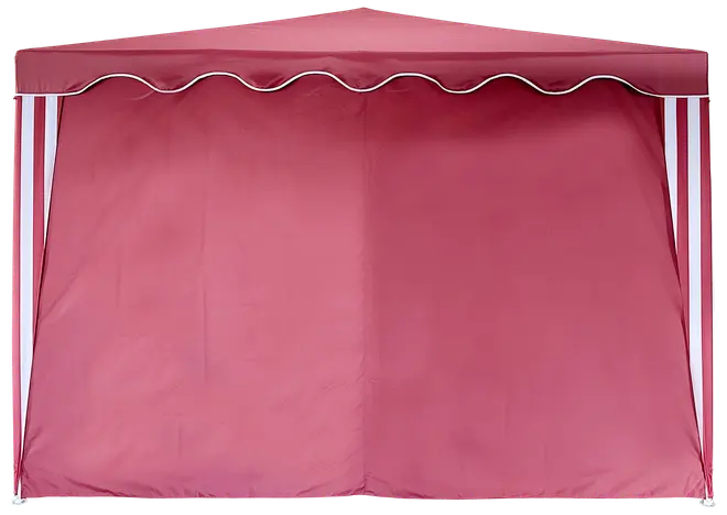 Sidovägg 3m utan fönster - Röd