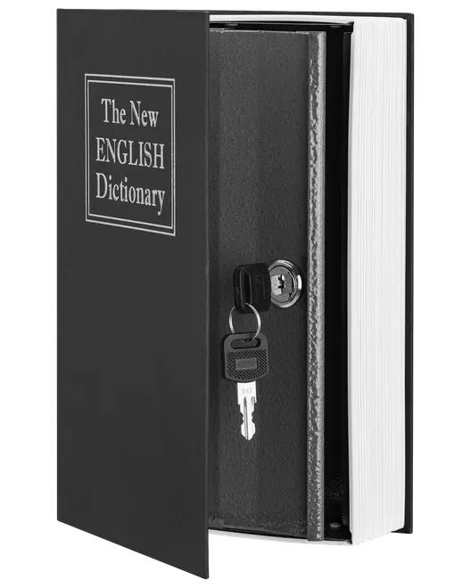 Rockfort Værdiboks i bog 5,5 x 15,5 x 24 