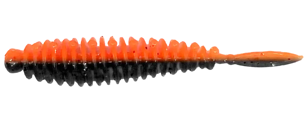 FLEXIBAIT FAT WORM 2 ORANGE/BL
