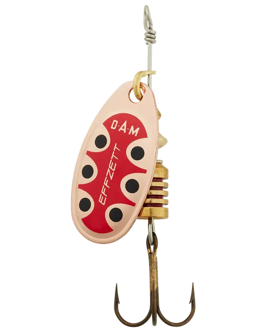 DAM Spinner 6 g #3 - Copper Black Dot