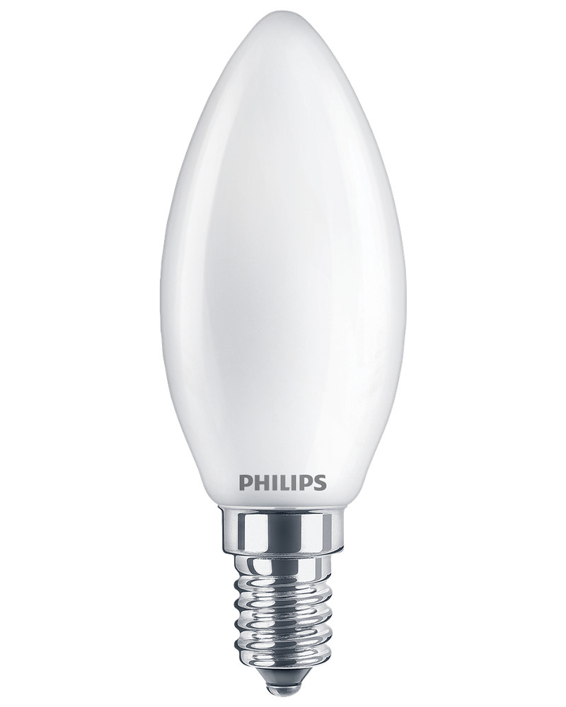 PHILIPS LED kronlampa 2,2W E14 B35 2-pack